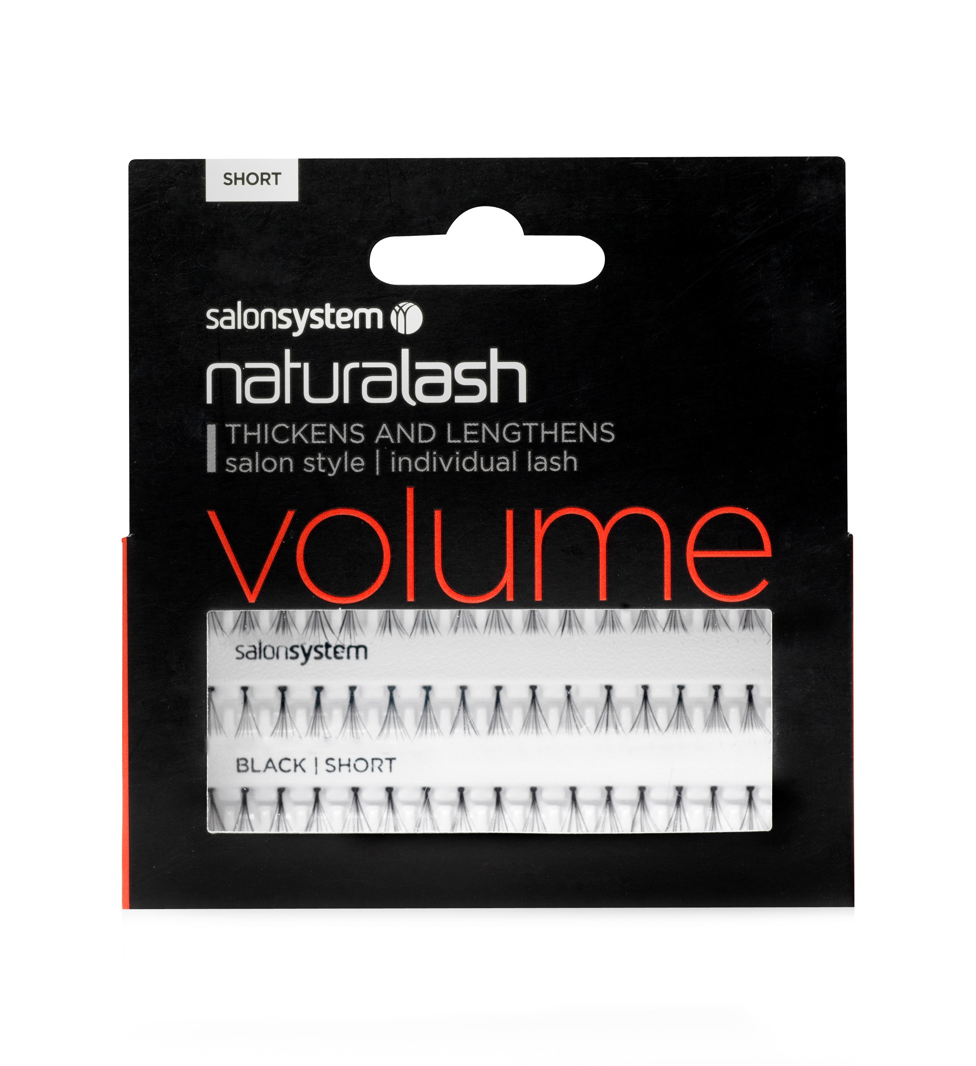 Salonsystem Individual Volume Lashes – Black (51 pcs, Long-Lasting Lash Extensions