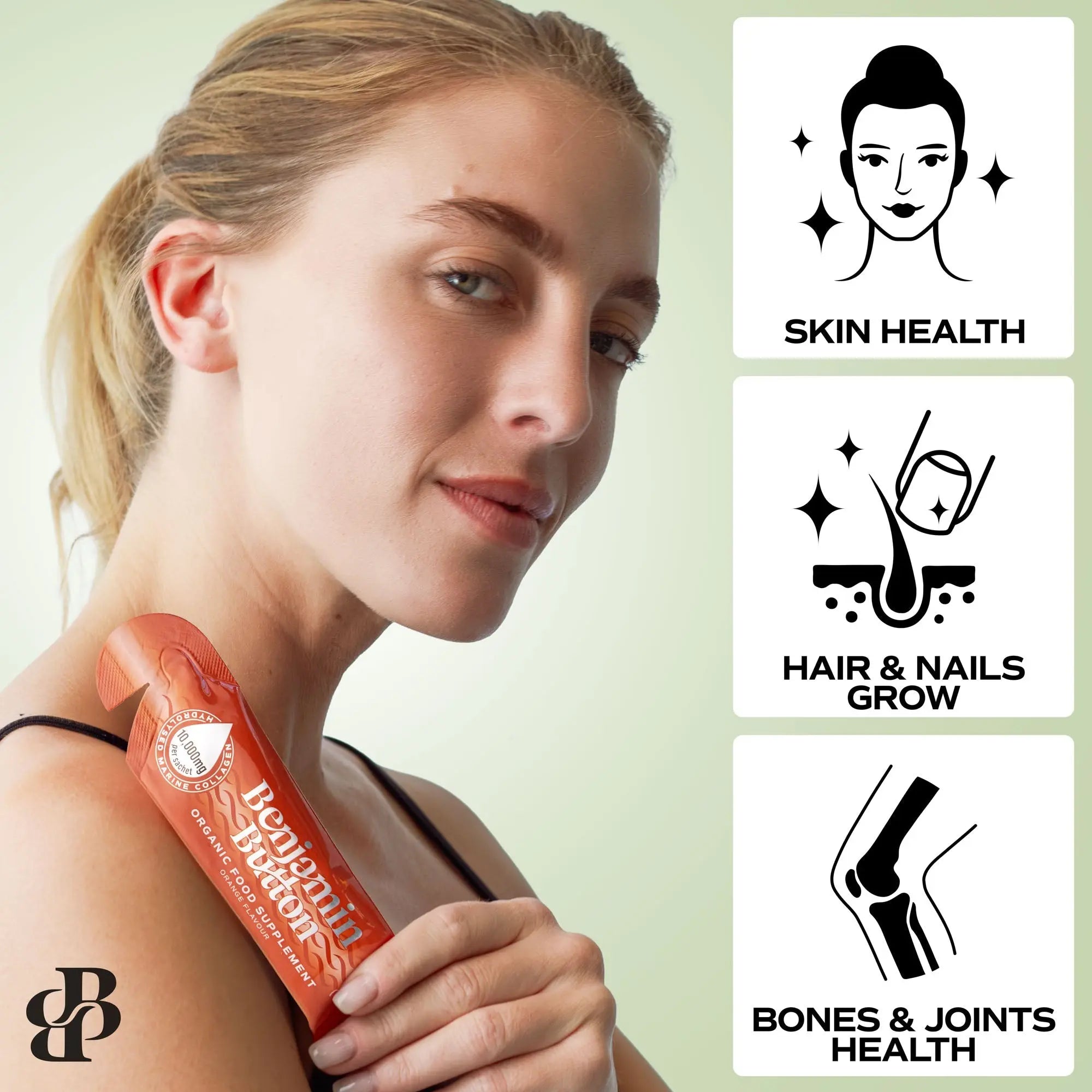 14x Orange 12,000mg Marine Collagen Liquid Sachets