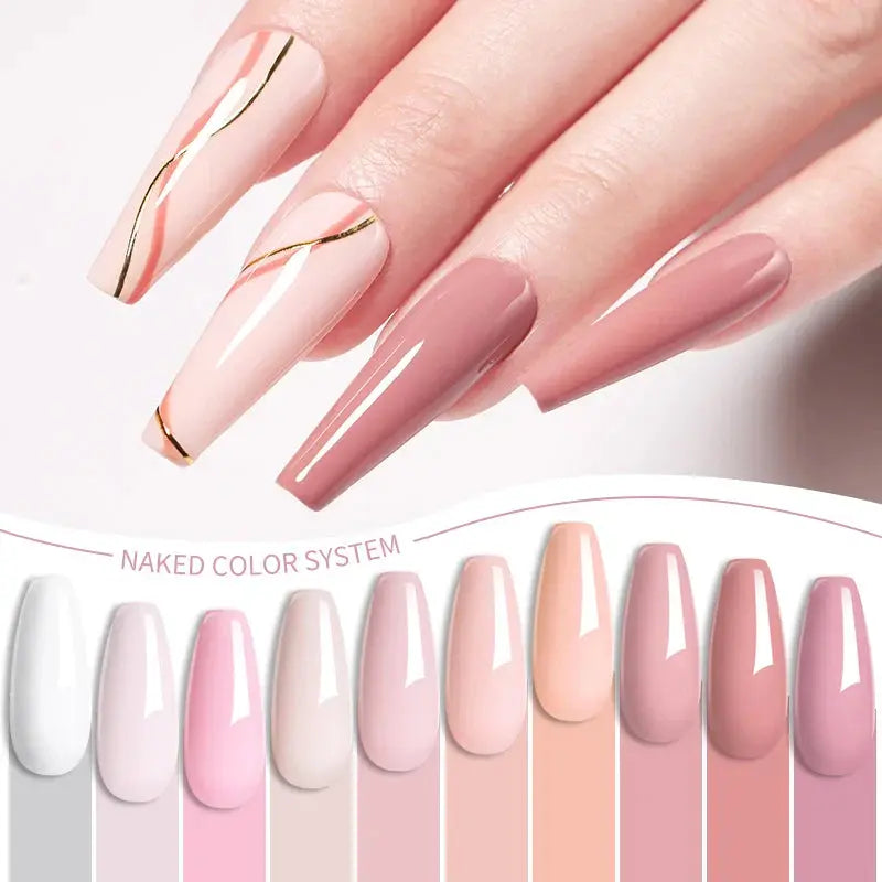 LILYCUTE Gel Nail Polish Set – 6×7ml UV/LED Soak-Off