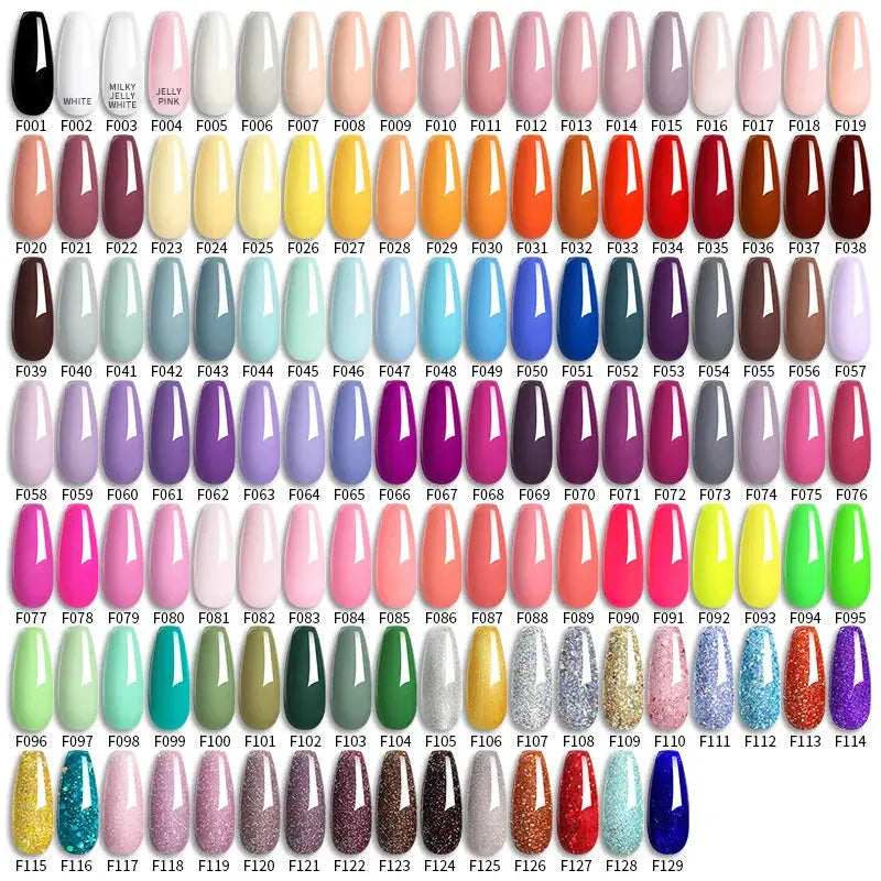 LILYCUTE Gel Nail Polish Set – 6×7ml Soak-Off UV/LED (Multiple Shade Sets)