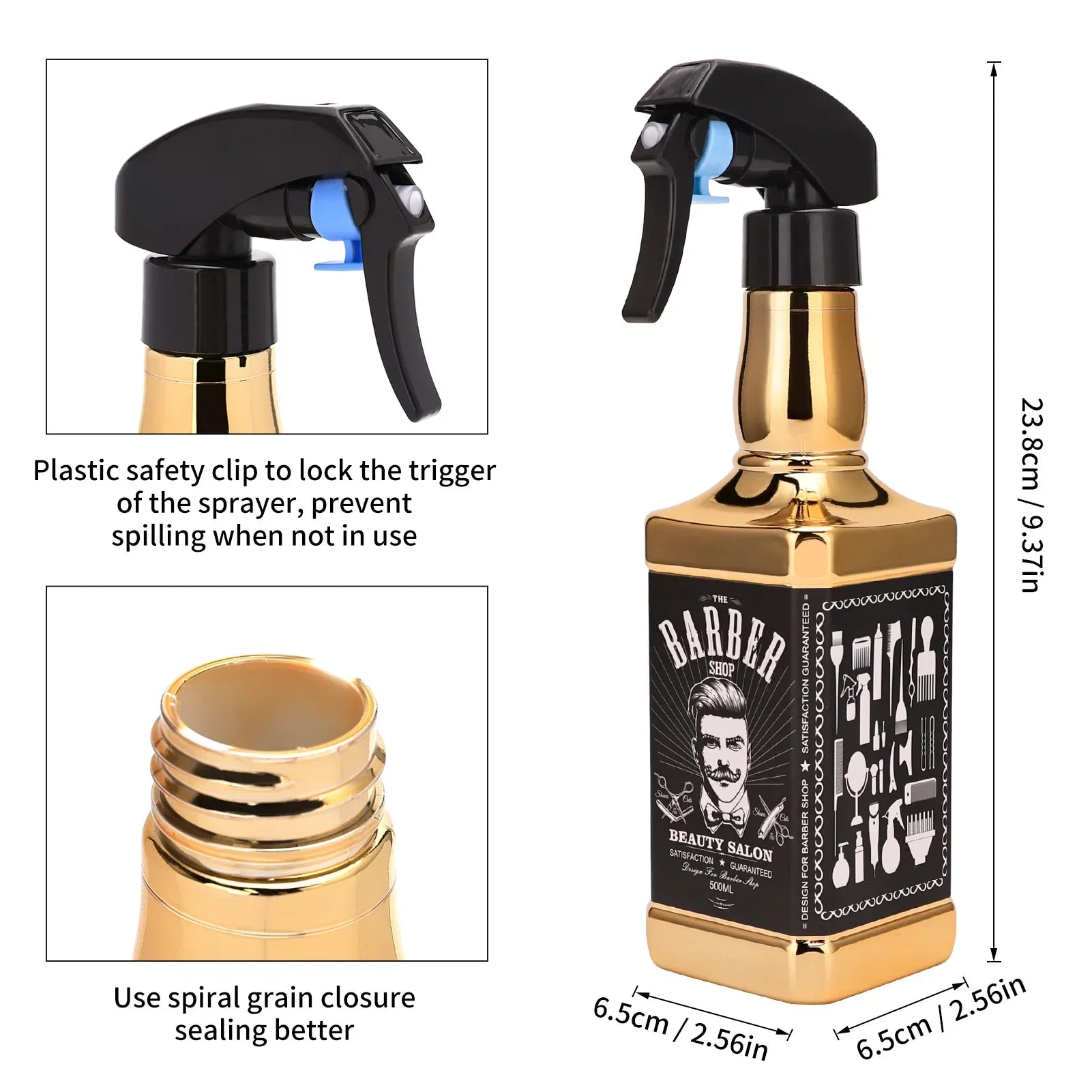 Continuous Spray Bottle 500ml - Salon Professional