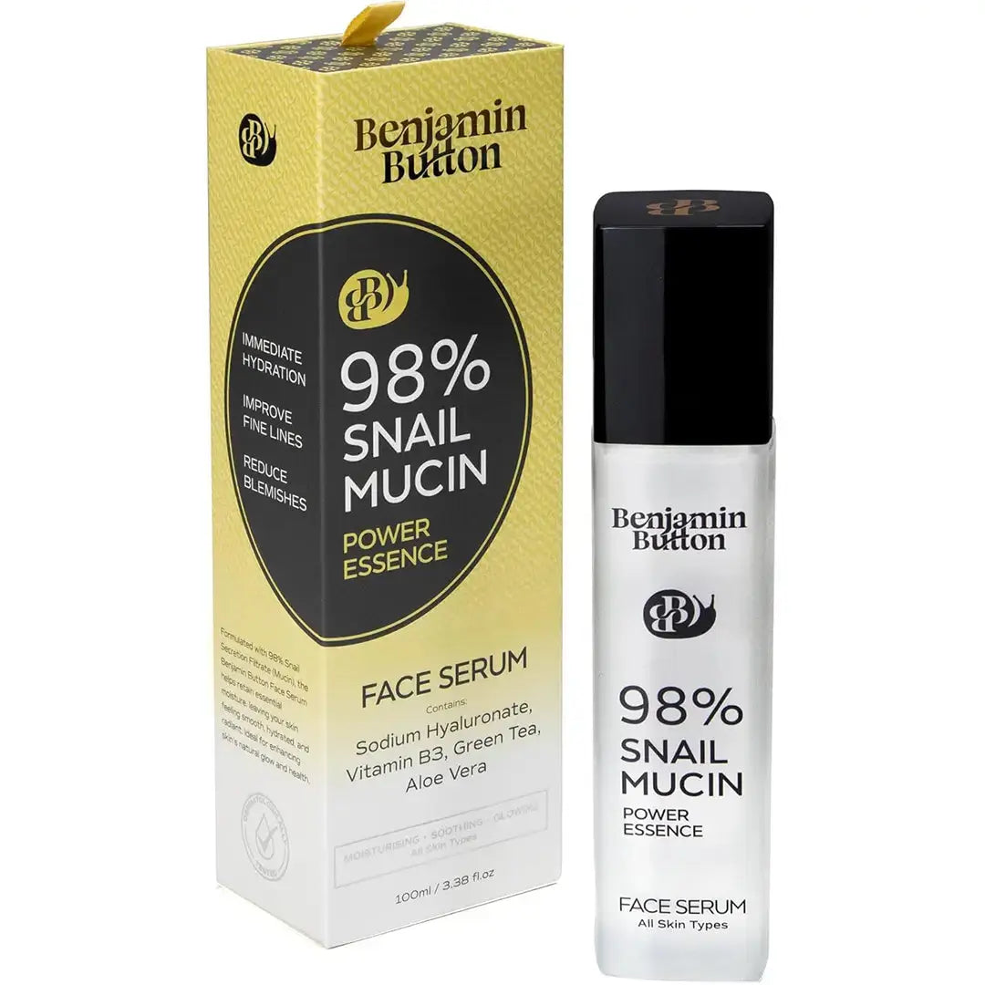 Benjamin Button 98% Snail Mucin Korean Face Serum (100ml)