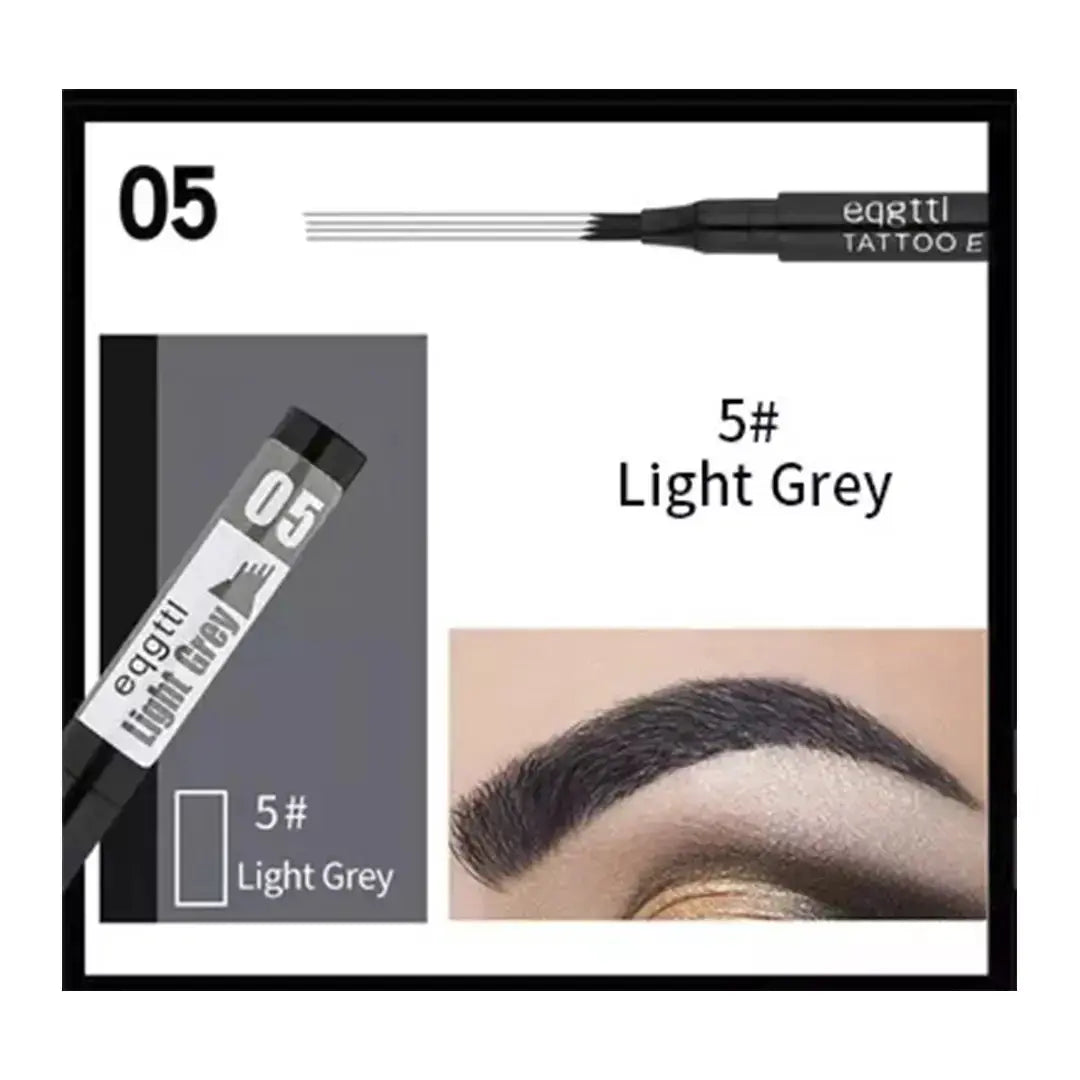 Waterproof 4-Fork Microblading Eyebrow Pen – 3D Tattoo Brow Ink