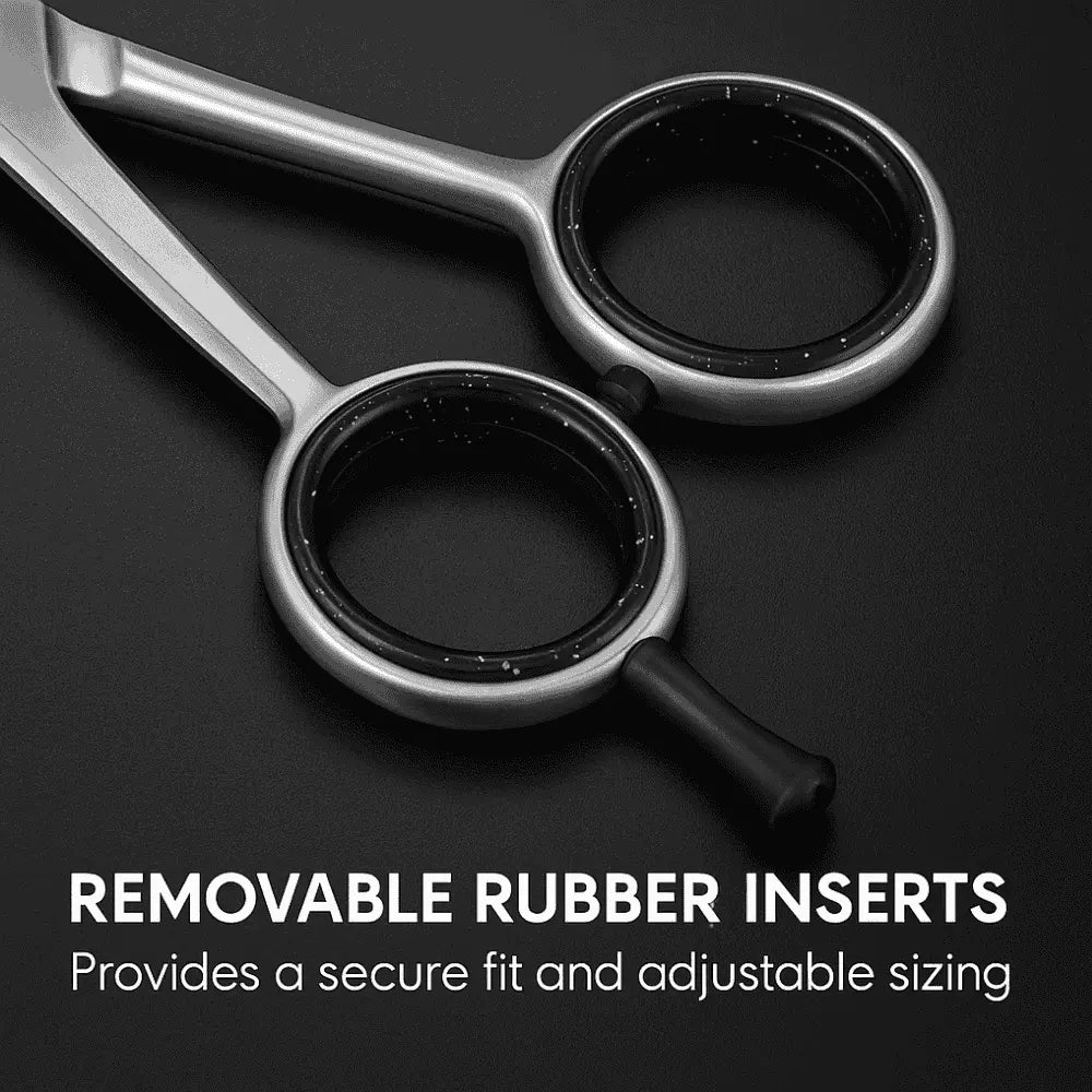 SERRATED Professional Hairdressing Scissors 6 inch Precision Barber Shears