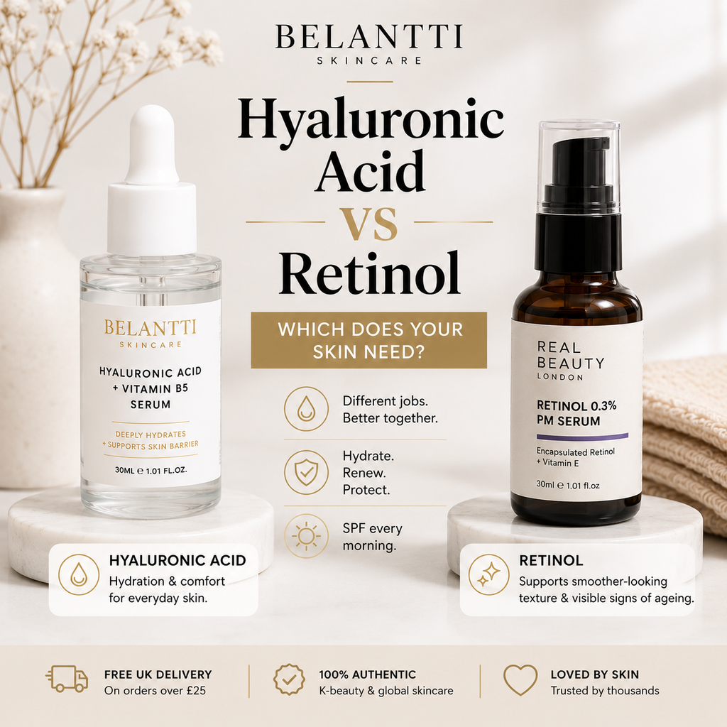 Hyaluronic Acid vs Retinol: Which Does Your Skin Need?
