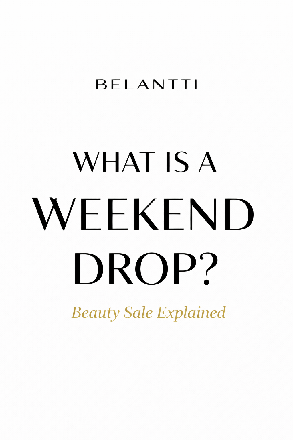 What Is a Weekend Drop? How It Works and How to Use It Every Week