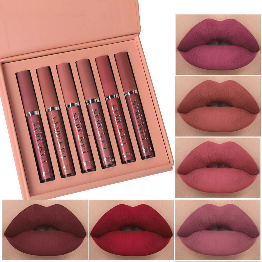 HDY Big Red Matte Lip Gloss Set