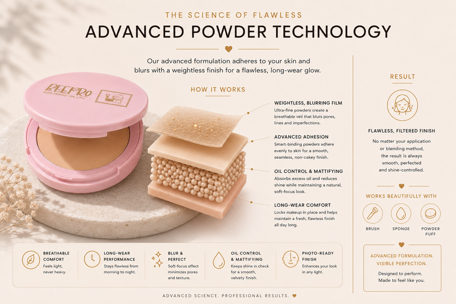 BeePro Cosmetics Pro Luxe Face Powder