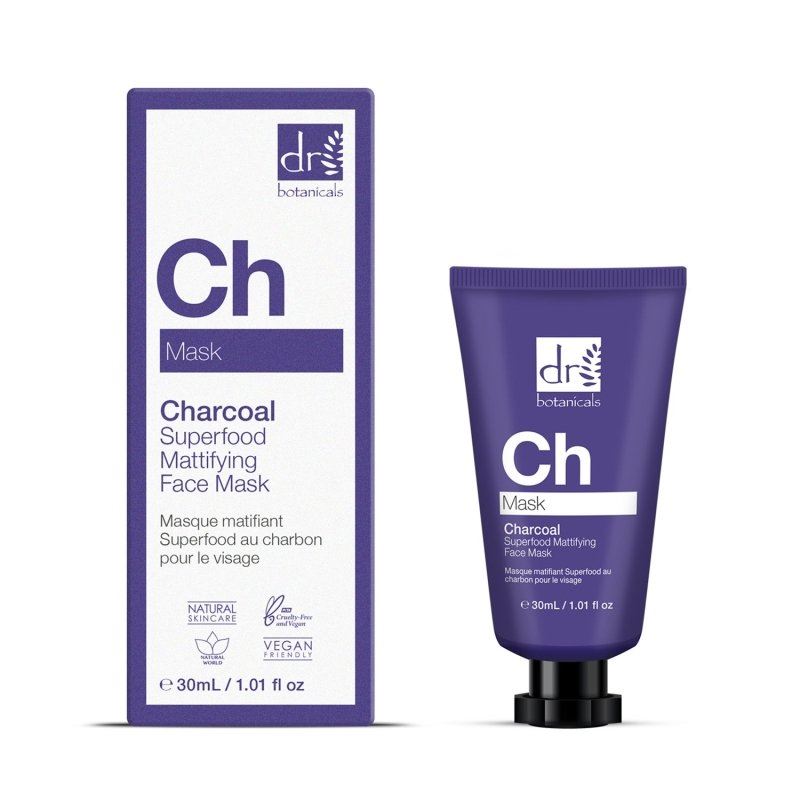 Dr Botanicals Charcoal Superfood Mattifying Face Mask