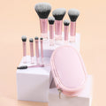 10-piece makeup brush set for face and eye makeup