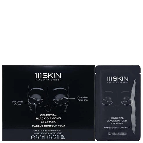 111SKIN Celestial Black Diamond Eye Mask – 1 or 8 Masks