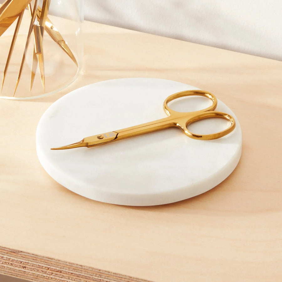 London Brow Gold Lightweight Curved Brow Scissors