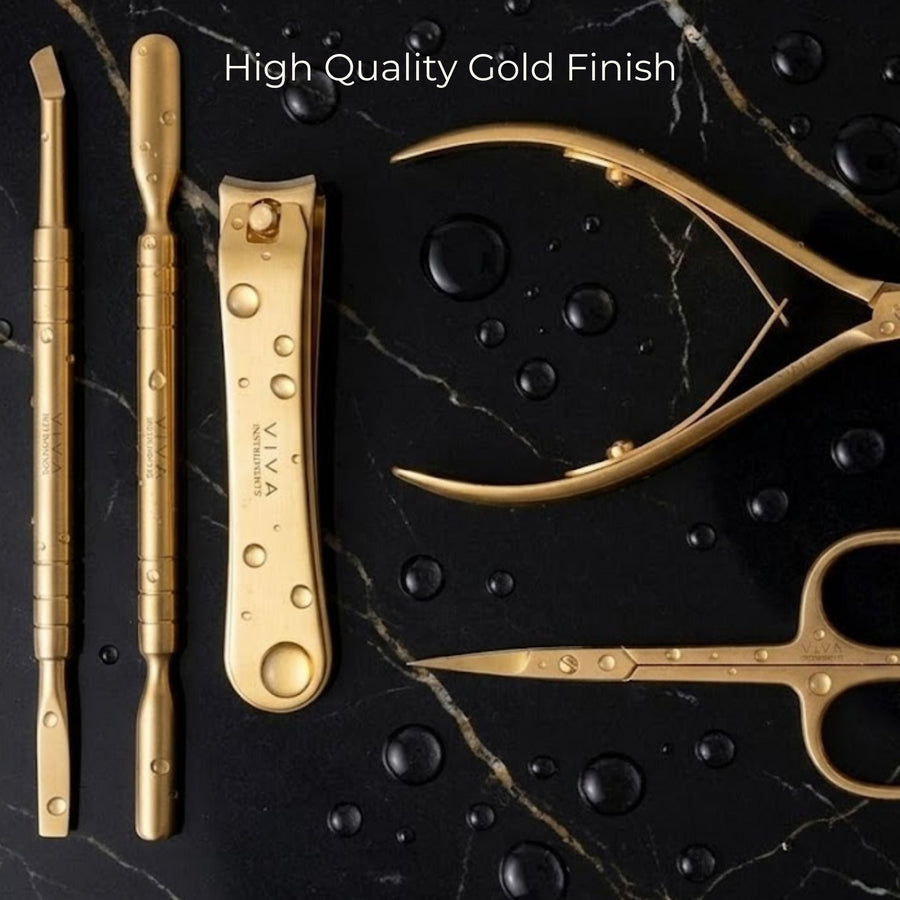 Nail Tools Gold - 5 Pieces
