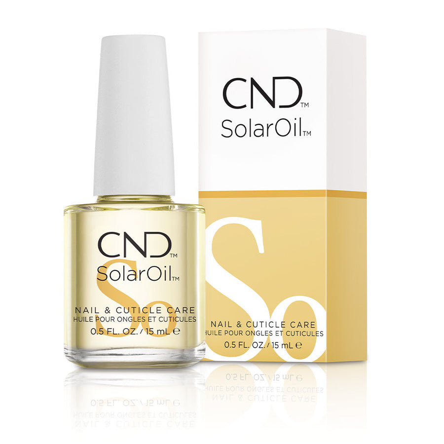CND SolarOil Nail and Cuticle Oil 15ml boxed packaging
