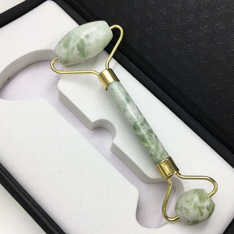 Jade Facial Roller - Natural Skincare Massage Tool