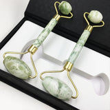 Double-Ended Facial Massage Roller – Green