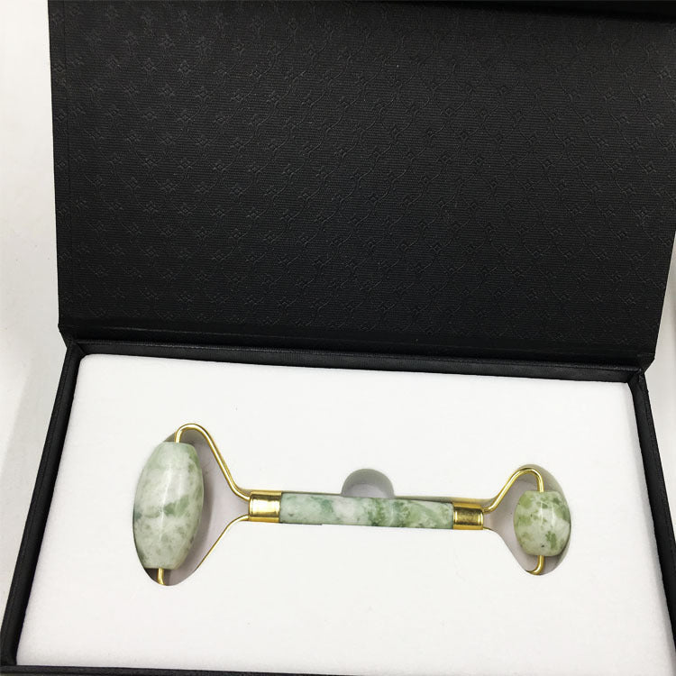 Double-Ended Facial Massage Roller – Green
