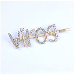 Gold-Tone Zodiac Word Hair Clip – product view 20