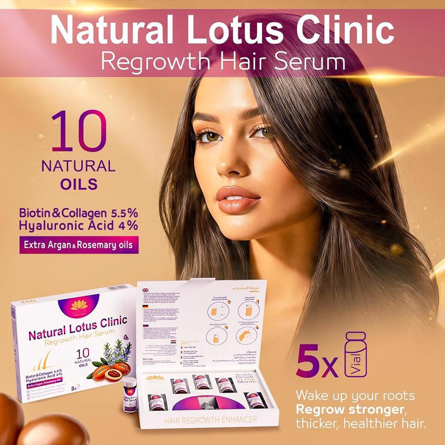 Natural Lotus Clinic Argan & Rosemary Hair Serum 50g
