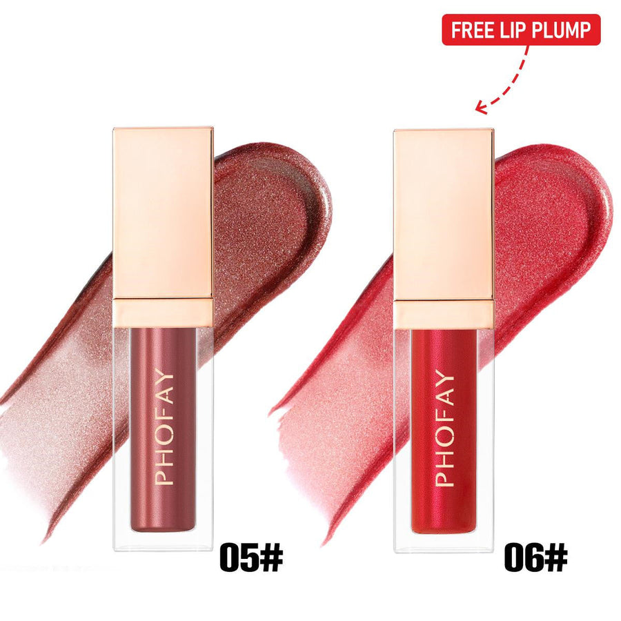 PHOFAY Ultra-Glossy Lip Gloss Duo Sets