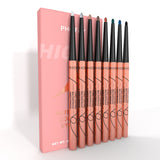 PHOFAY waterproof colour eyeliner set with eight shades