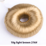 Light brown donut hair bun shaper 10g