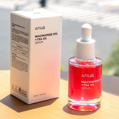 Anua Niacinamide Skincare 10% + TXA 4% Facial Serum, 30ml, original in box.