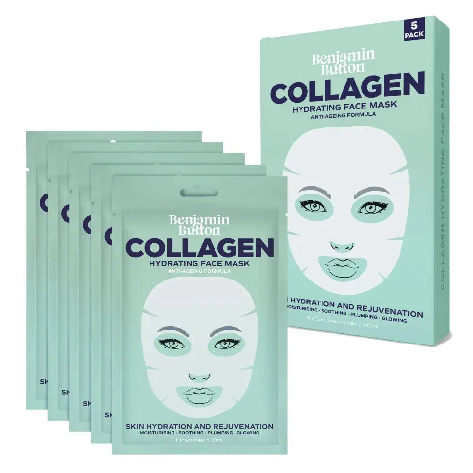 Collagen-Infused Face Mask with Hyaluronic Acid – Hydrate & Glow