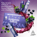 14x BlackCurrant 12,000mg Marine Collagen Liquid Sachets Benjamin Button