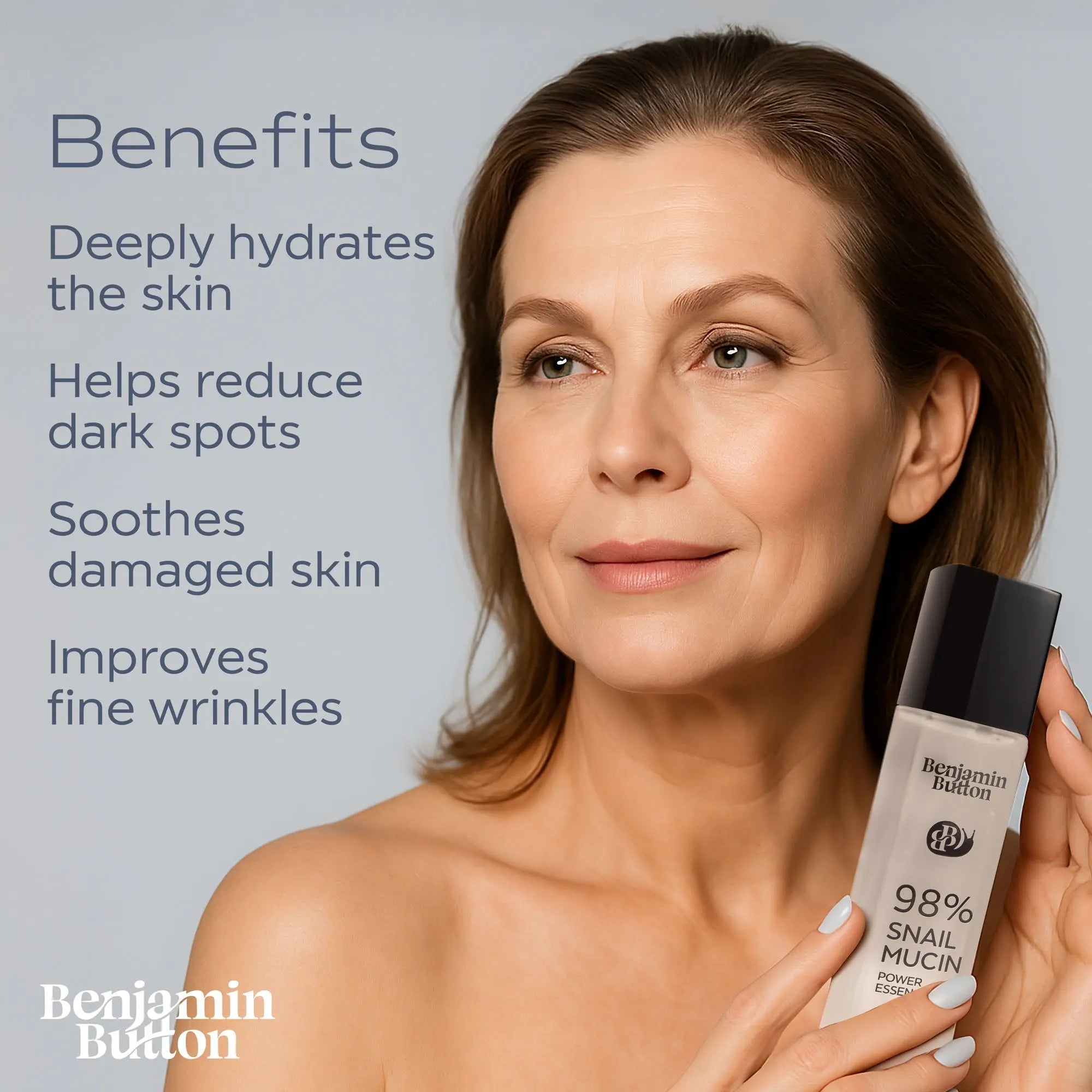 Advanced 98% Snail Mucin Serum 100ml Benjamin Button