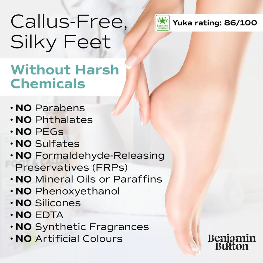 Exfoliating Foot Mask 5-Pack Benjamin Button