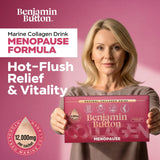 Menopause Collagen – Passionfruit, 12,000mg Marine Collagen + Botanicals Benjamin Button