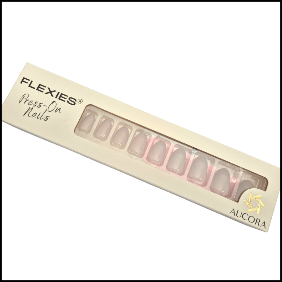 Aucora Mocha Veil press-on nail set