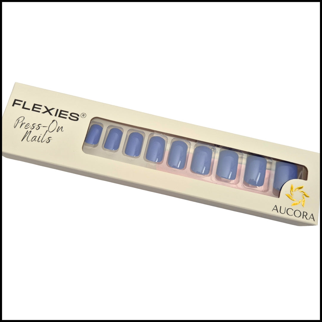 Flexies – Sapphire Glow Press-On Nails