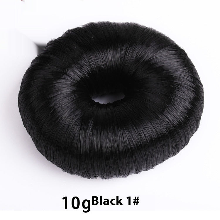 Black donut hair bun shaper 10g
