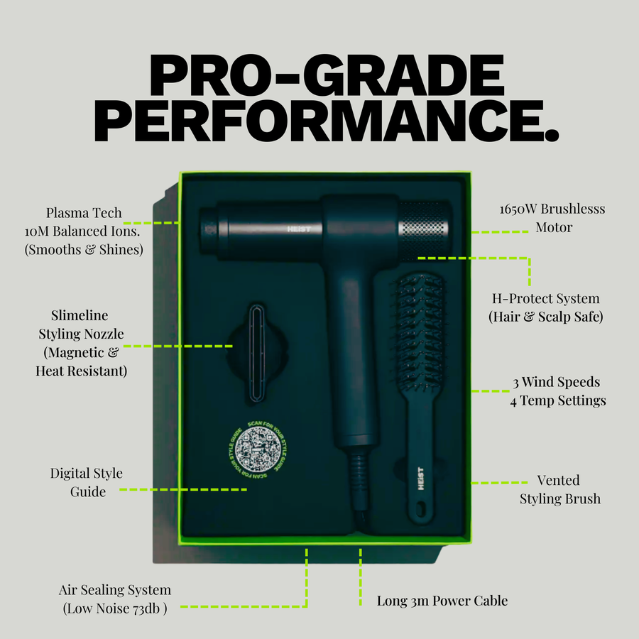 Heist 3.0 Pro Hair Dryer styling kit