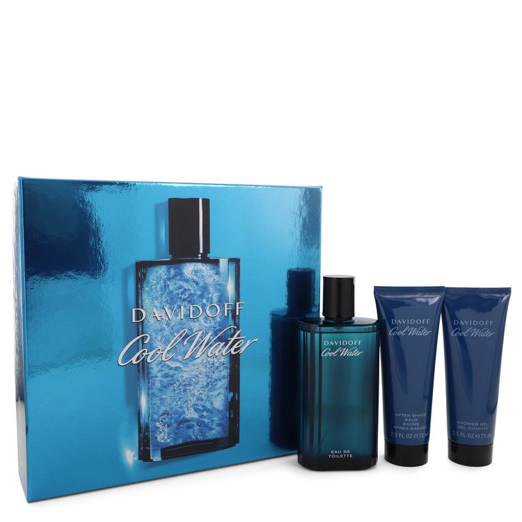 Davidoff Cool Water Gift Set – EDT 125ml + Balm 75ml + Shower Gel 75ml
