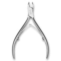 Cuticle Nipper Silver - 3mm Double Spring