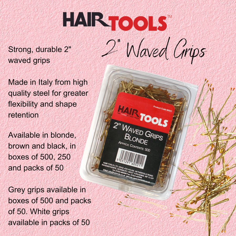 Hair Tools 2-inch Waved Grips 500 pack