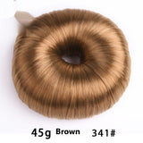 Warm brown donut hair bun shaper 45g
