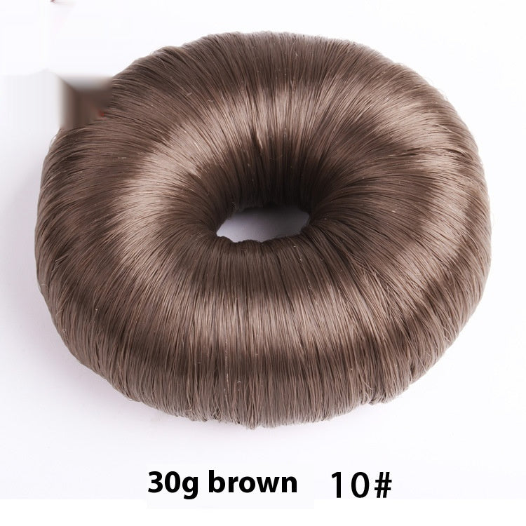 Brown donut hair bun shaper 30g