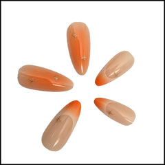 Aucora Flexies Press-On Nails Amber Starlight