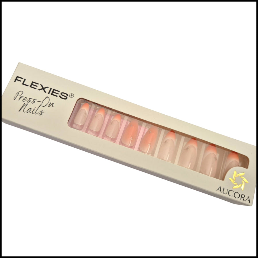 Aucora Flexies press-on nails with adhesive tabs