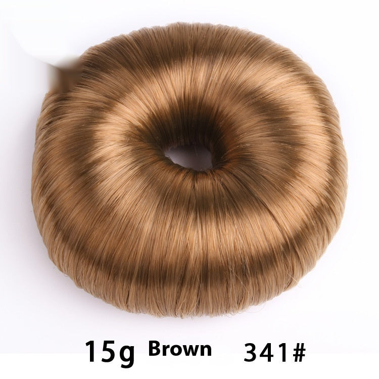 Warm brown donut hair bun shaper 15g
