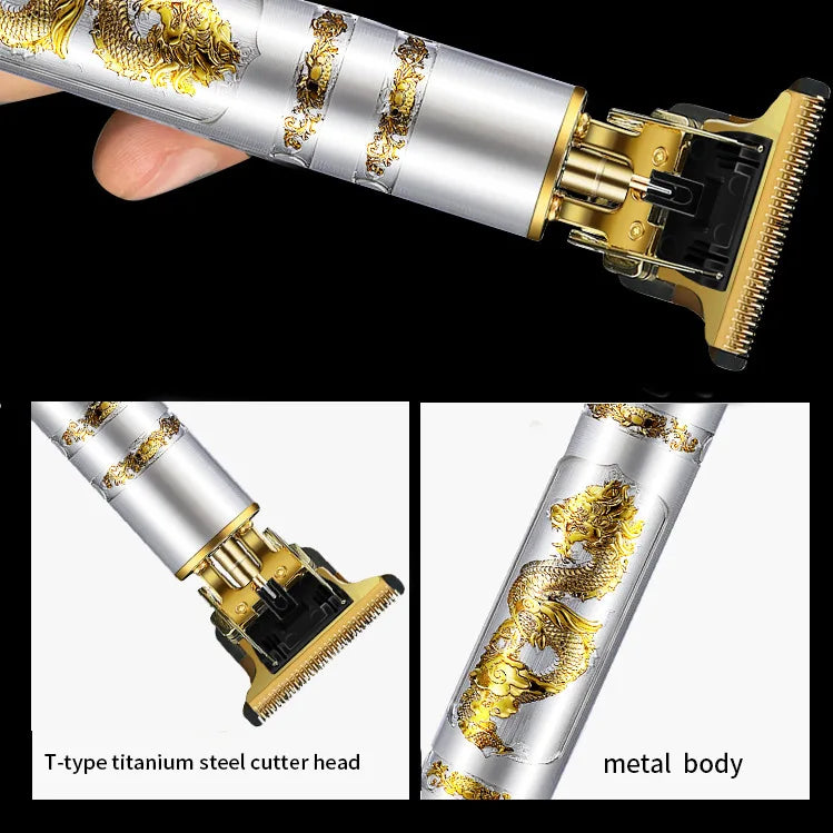 T9 Professional Hair Trimmer – Dragon Metal Edition
