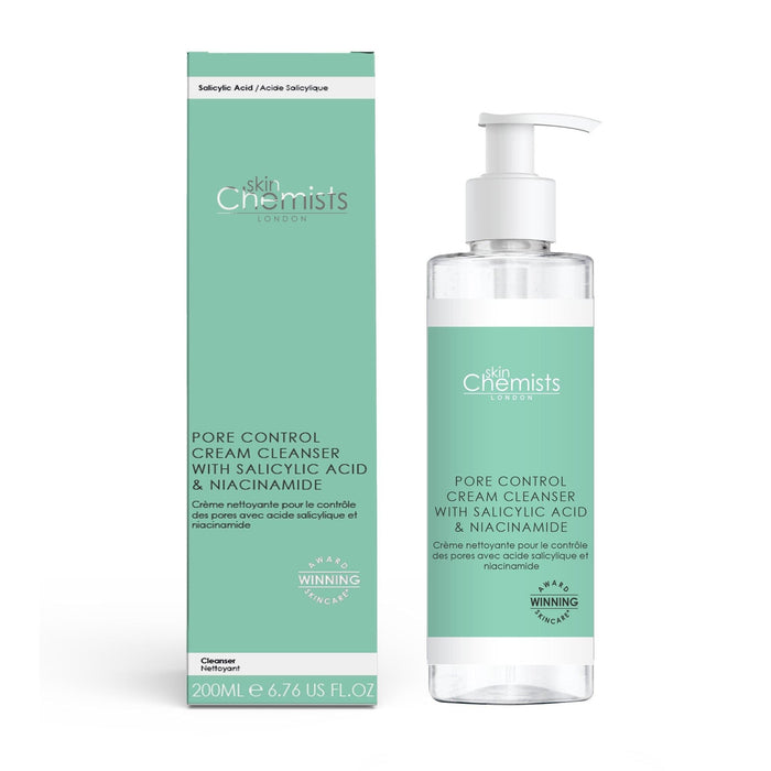 skinChemists Pore Control Cream Cleanser 200ml