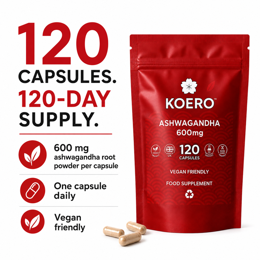 Ashwagandha Root 600 mg – 120 Capsules