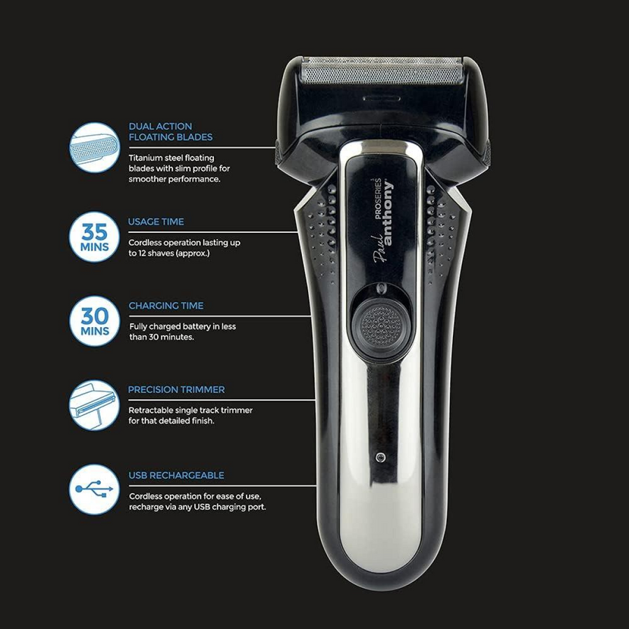 Paul Anthony Pro Series 2 USB Foil Shaver