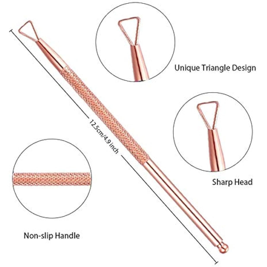 Professional Cuticle Precision Set – Rose Gold Stainless Steel