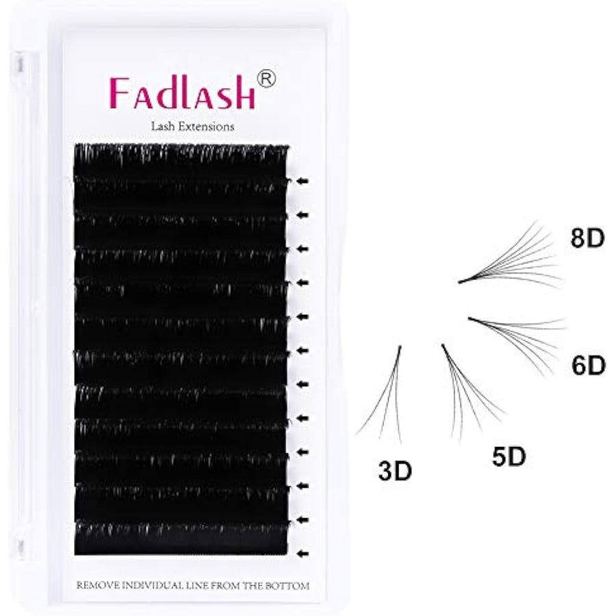 Fadlash 0.07mm easy-fan lash fibres on strip
